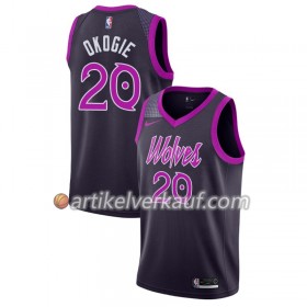 NBA Minnesota Timberwolves Trikot Josh Okogie 29 2018-19 Nike City Edition Lila Swingman - Herren